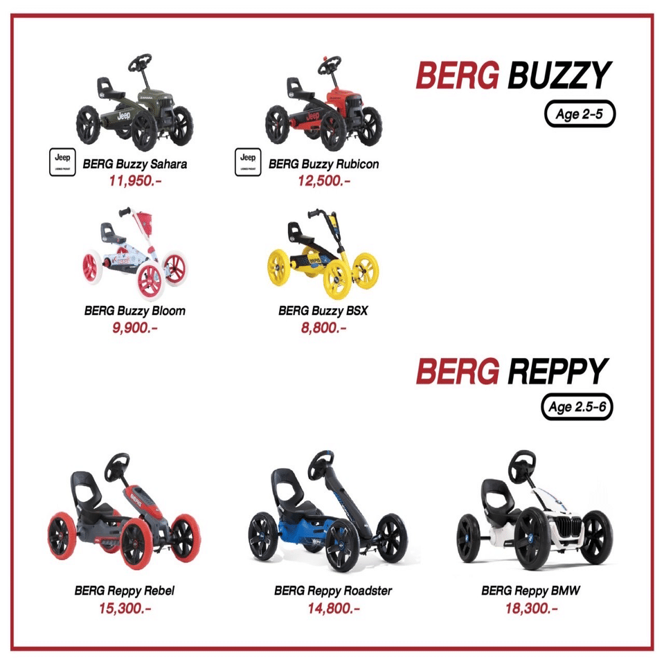 期間限定開催】ペダルゴーカート専門メーカーBERG TOYSを体験しよう