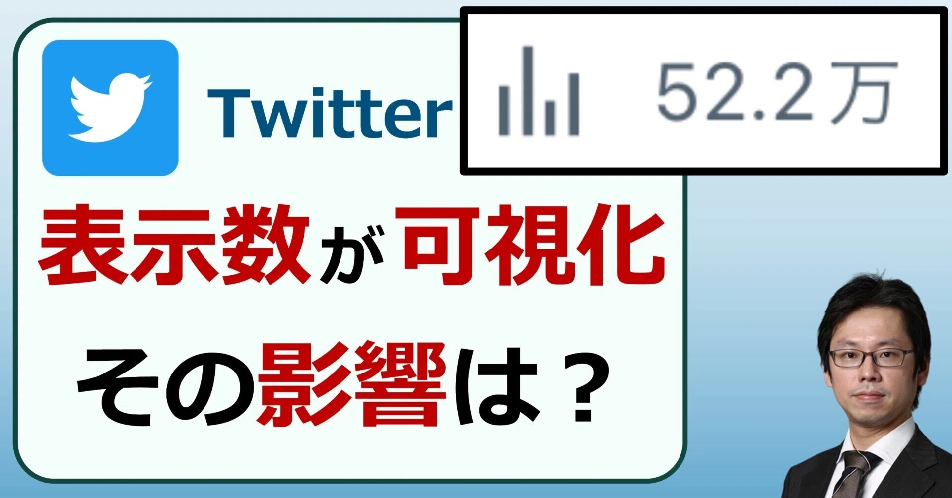 Twitter 表示数が可視化 影響は？｜後藤達也