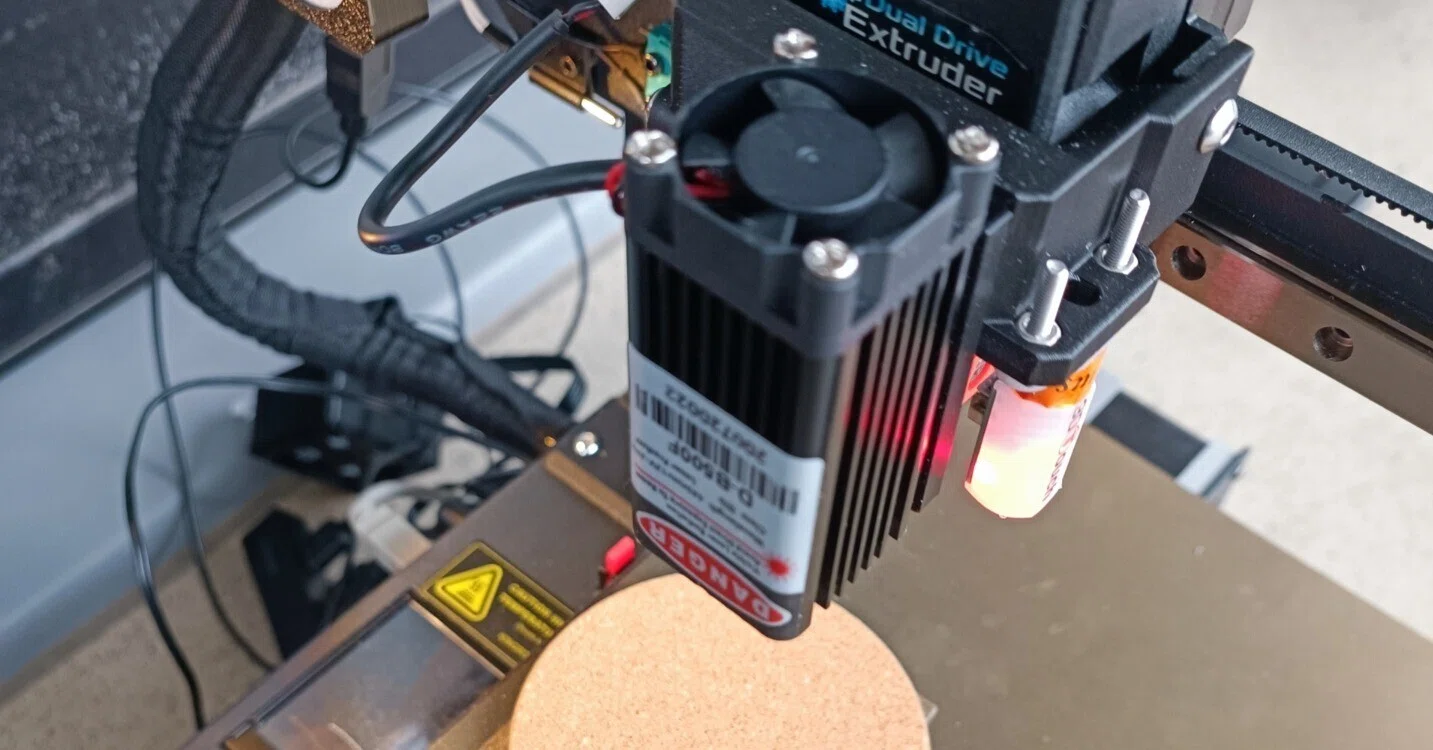KP3S(Klipper)でレーザー刻印｜ちゃたろう
