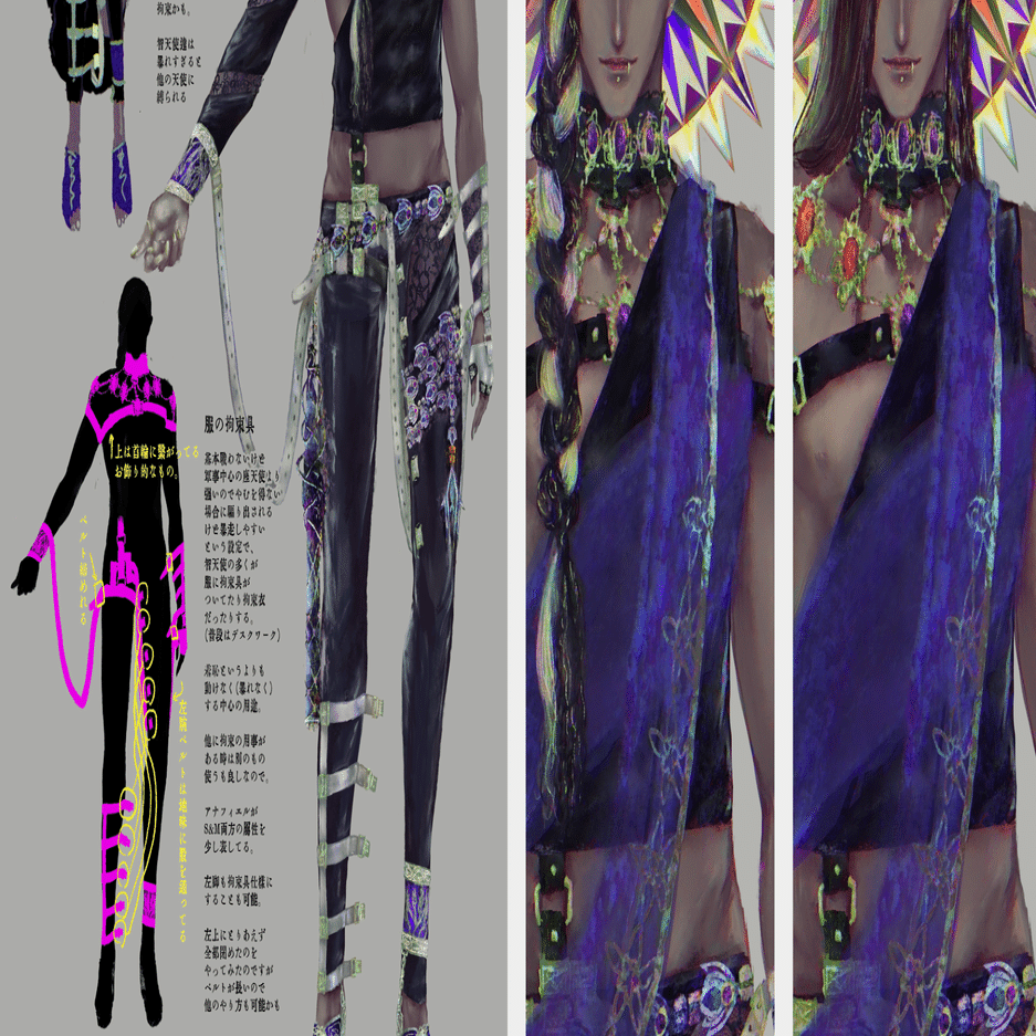 006👼「アナフィエル/Anafiel」①【配布キャラデザ紹介】｜AZ_aeon/アズ