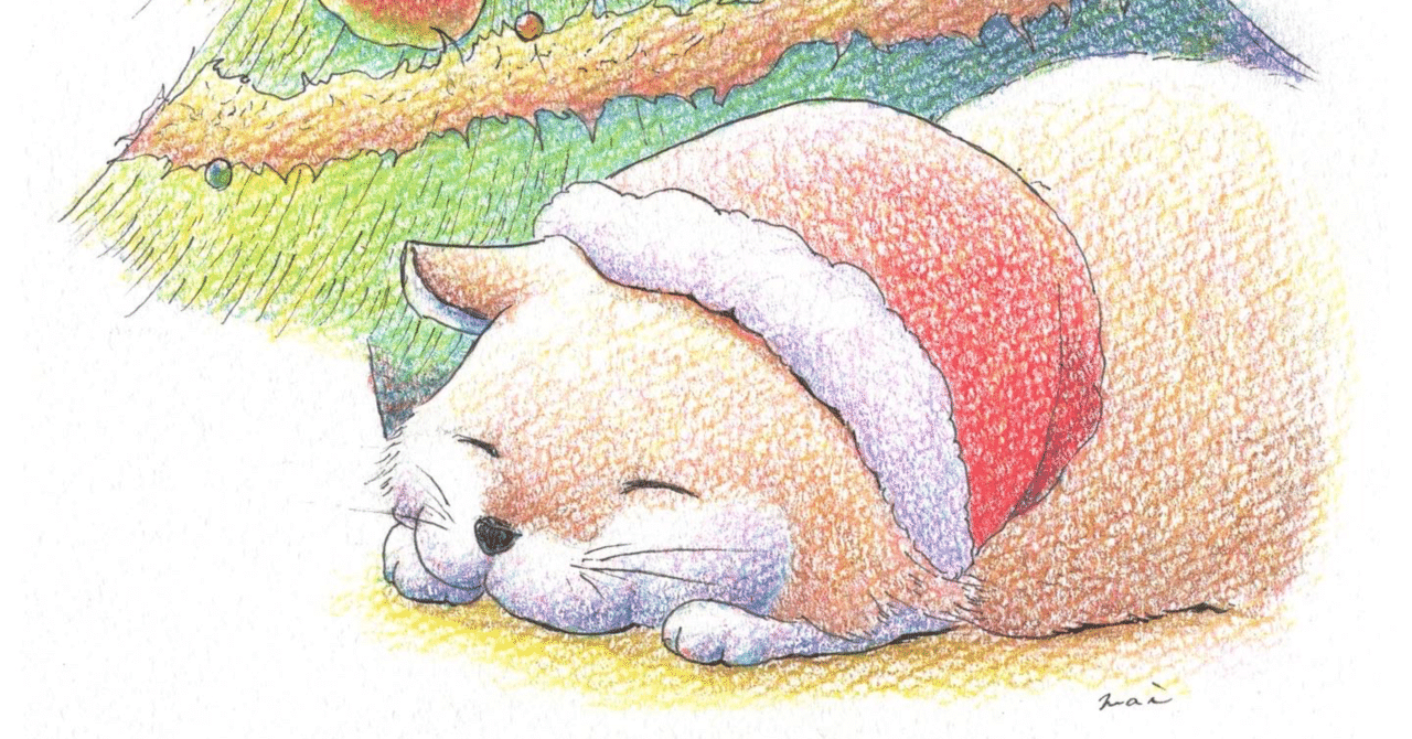 色鉛筆でクリスマスのイラストを描いたよ🎄｜mai