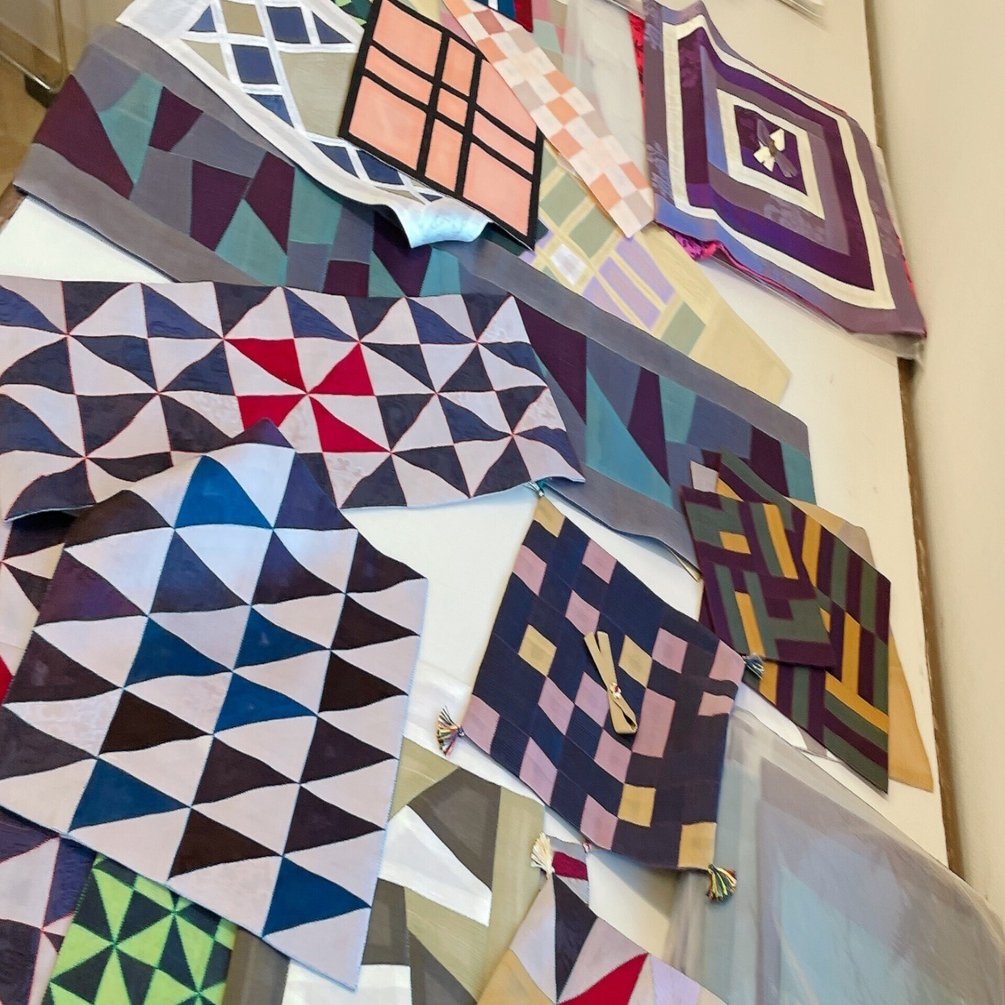 22 12 25 朝日カルチャーセンター北九州でのポジャギ教室 Pojagi Sono Note