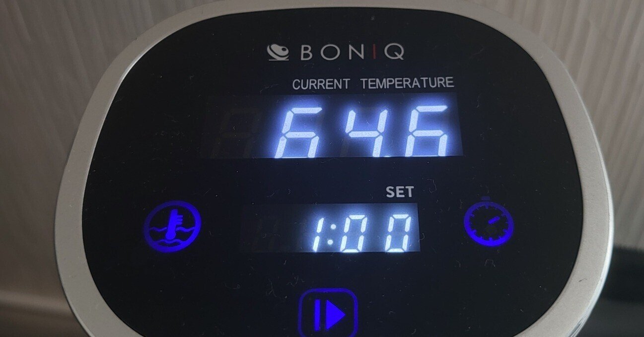 BONIQ 01 低温調理器 デジタル温度表示 低温調理器BONIQの始め方｜Takao
