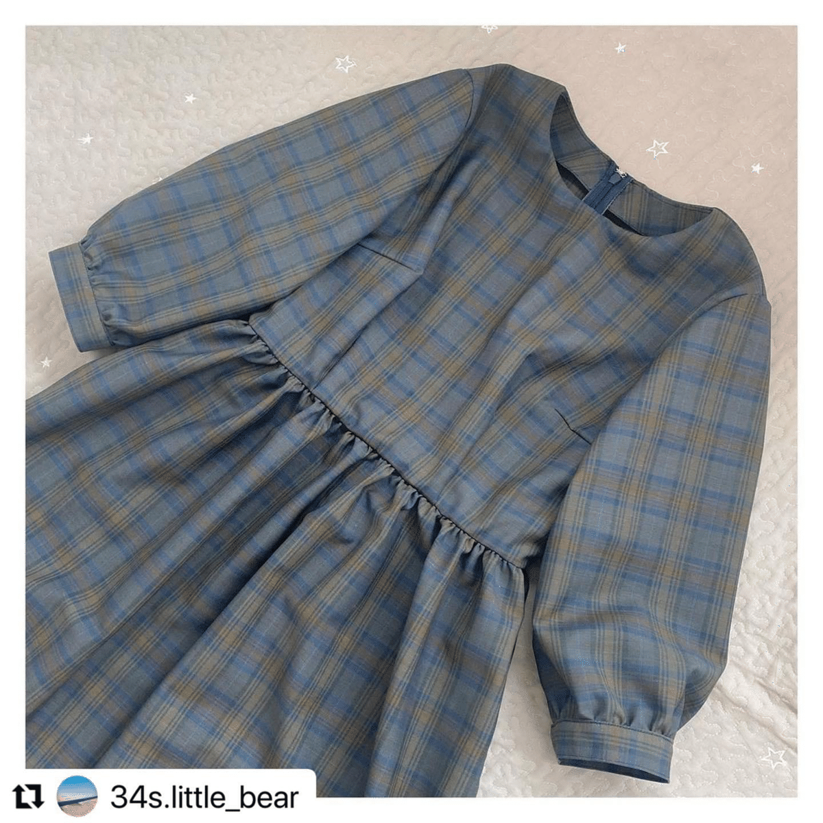 ✨ハンドメイド作家様 クラッシックワンピース 着物MIXパッチ