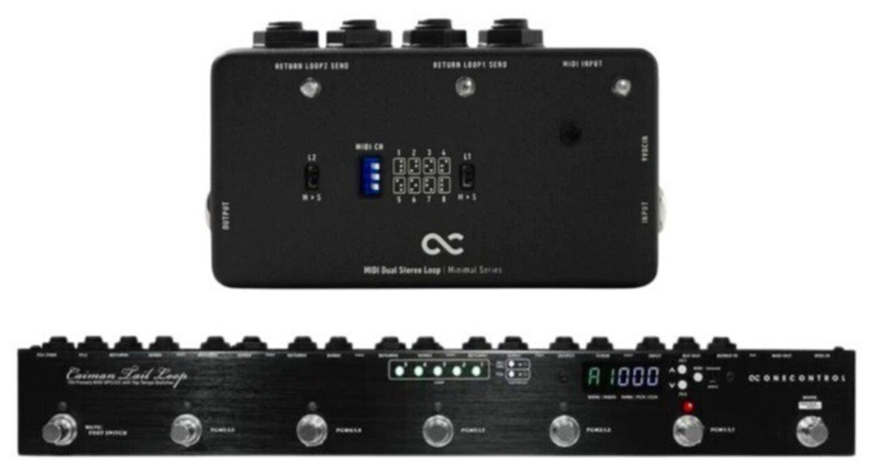 One Control Caiman Tail LoopとMIDI Dual Loopを組み合わせると