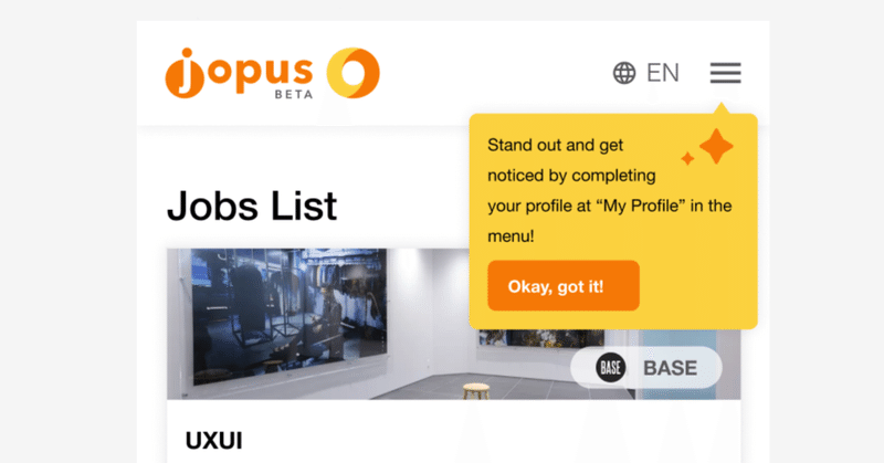 Jopus Connecter - walkthrough - How to get users complete their profiles to 100%!  