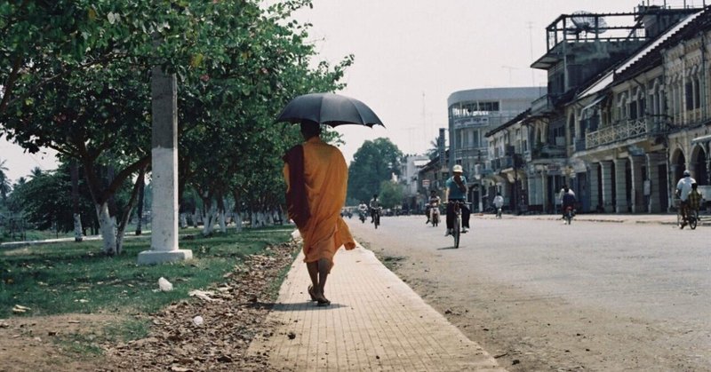 【昔のカンボジア】9 バッタンバン市内の川辺
