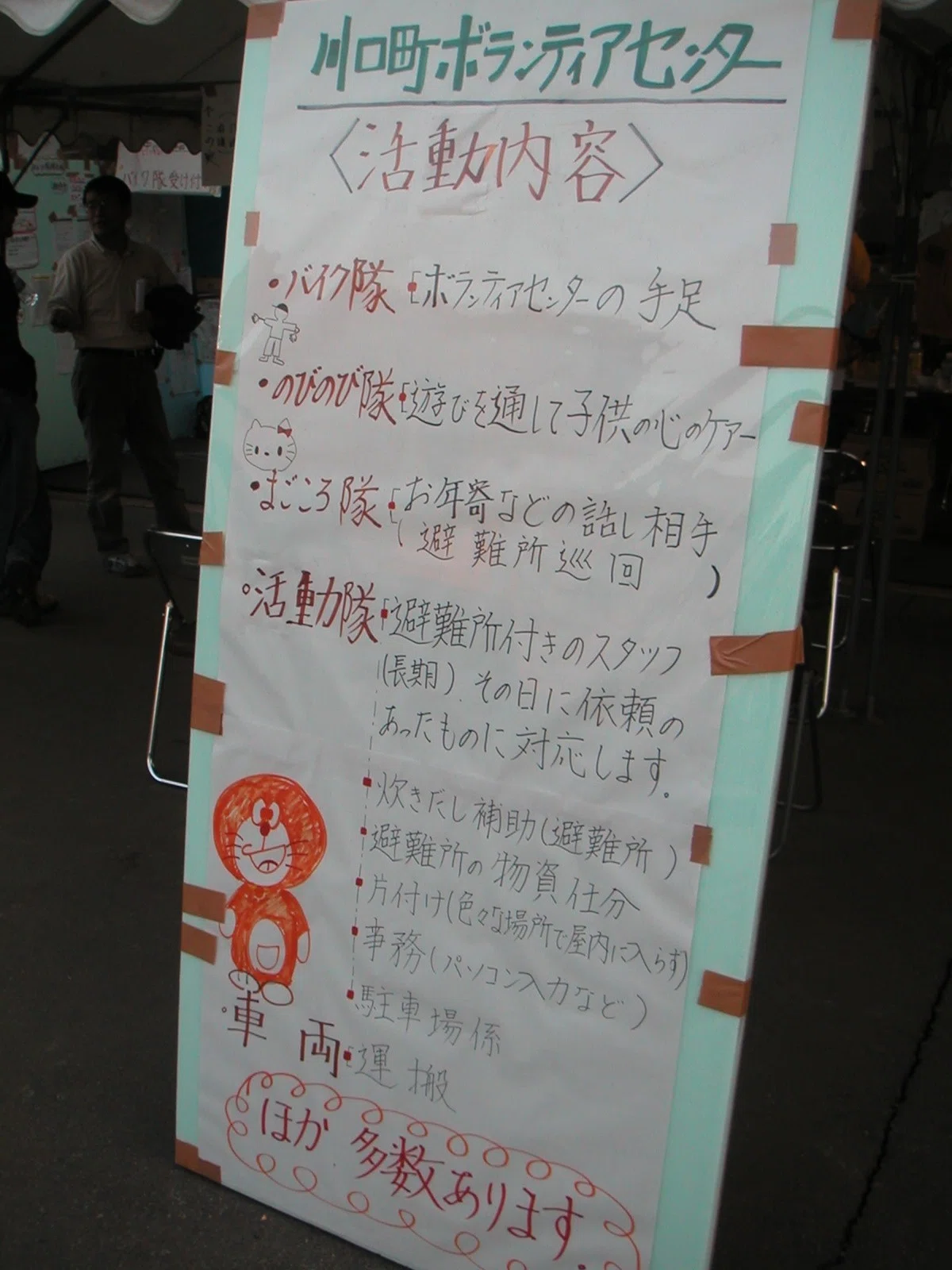 中越地震ボランティア（2004年～2005年）・中越沖地震ボランティア