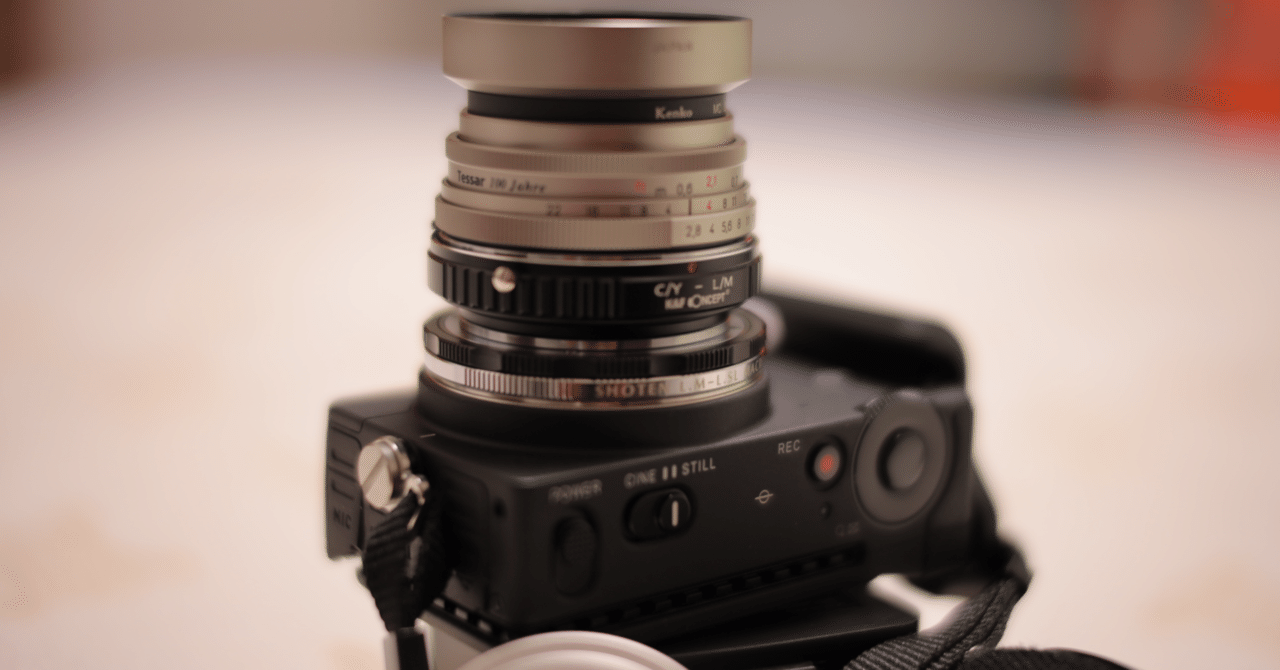 Carl Zeiss Jena Tessar 28mm f/8をライカM型カメラで使う