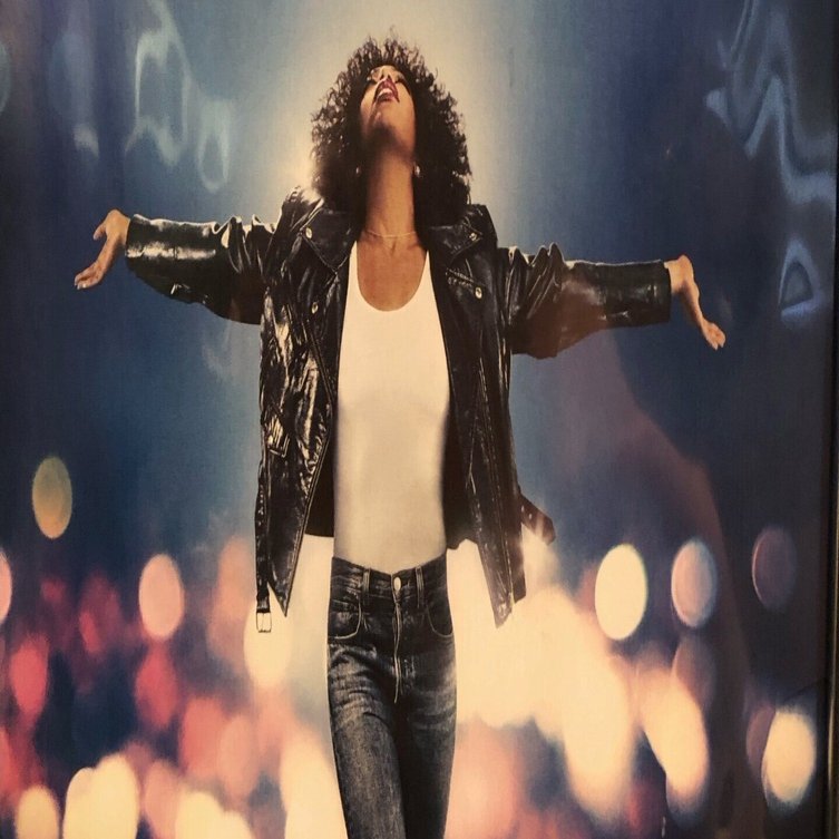ホイットニーヒューストン　サイン STICKER PEGATINA DECAL VINYL Whitney Houston Signature