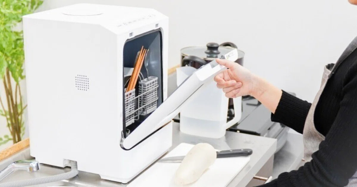 サンコー ラクア mini ミニ ホワイト 食洗機 コンパクト 人でなし