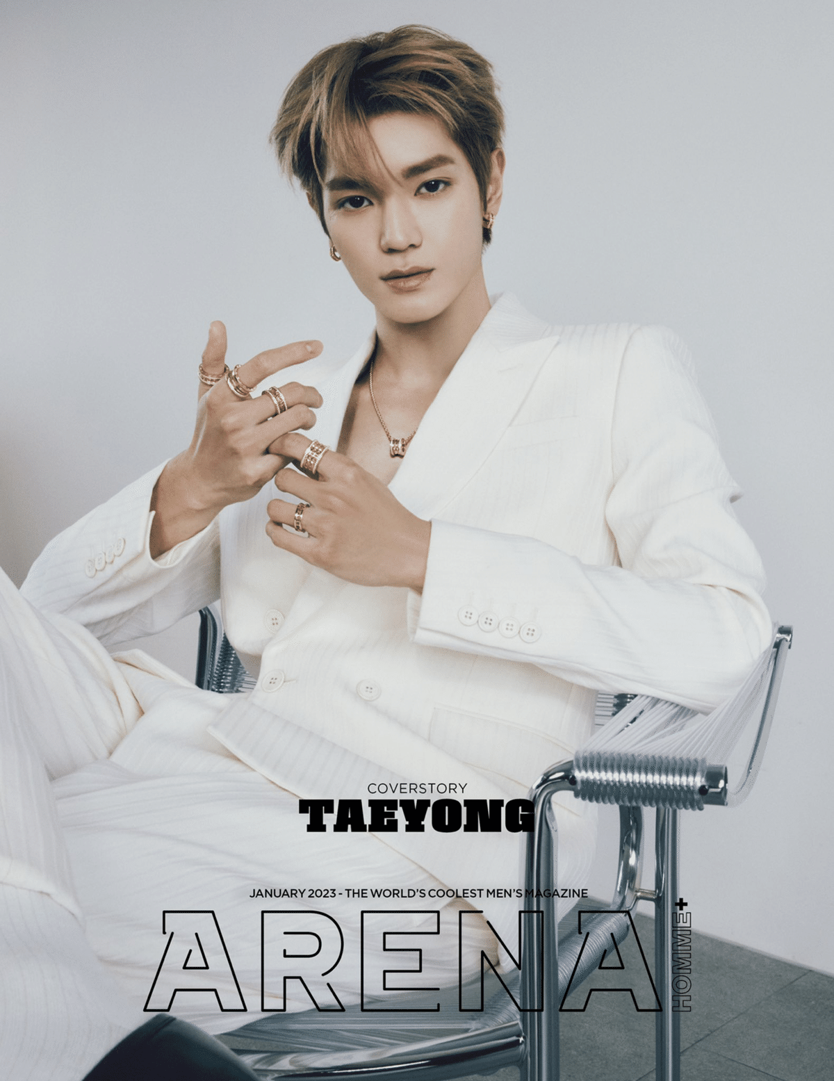 NCT127 - 3冊セット ARENA HOMME+ 2023年 1月号 テヨン ARENA HOMME+2023年1月号【表紙：テヨン（NCT）B】 : Magazine