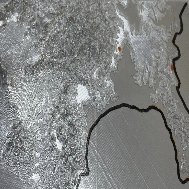 国土地理院の立体地図で相模平野を3Dプリント｜門田和雄