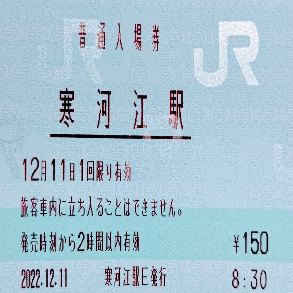 特急 やまばと2号】特急券 山形→上野 寒河江駅発行 新幹線の