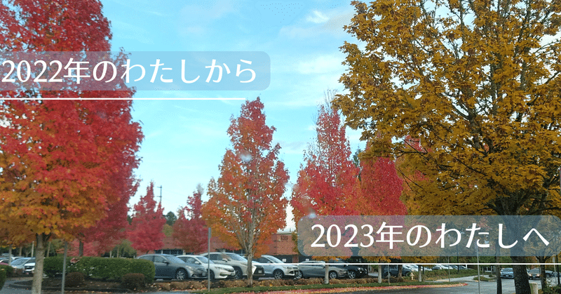 2022年の振り返りと2023年の目標