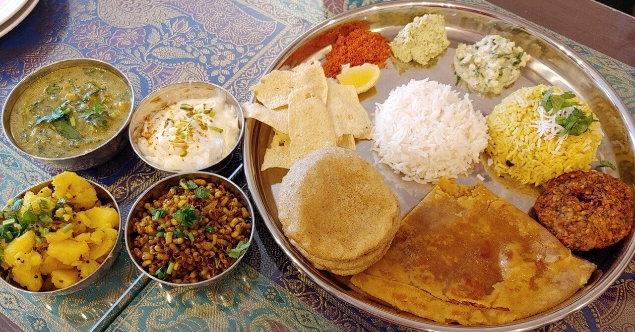 可愛くて繊細なマハラシュトリア・ターリーほかいろんな西インド料理を堪能したよ@船堀 インディヤム|じょいっこ|noteの画像