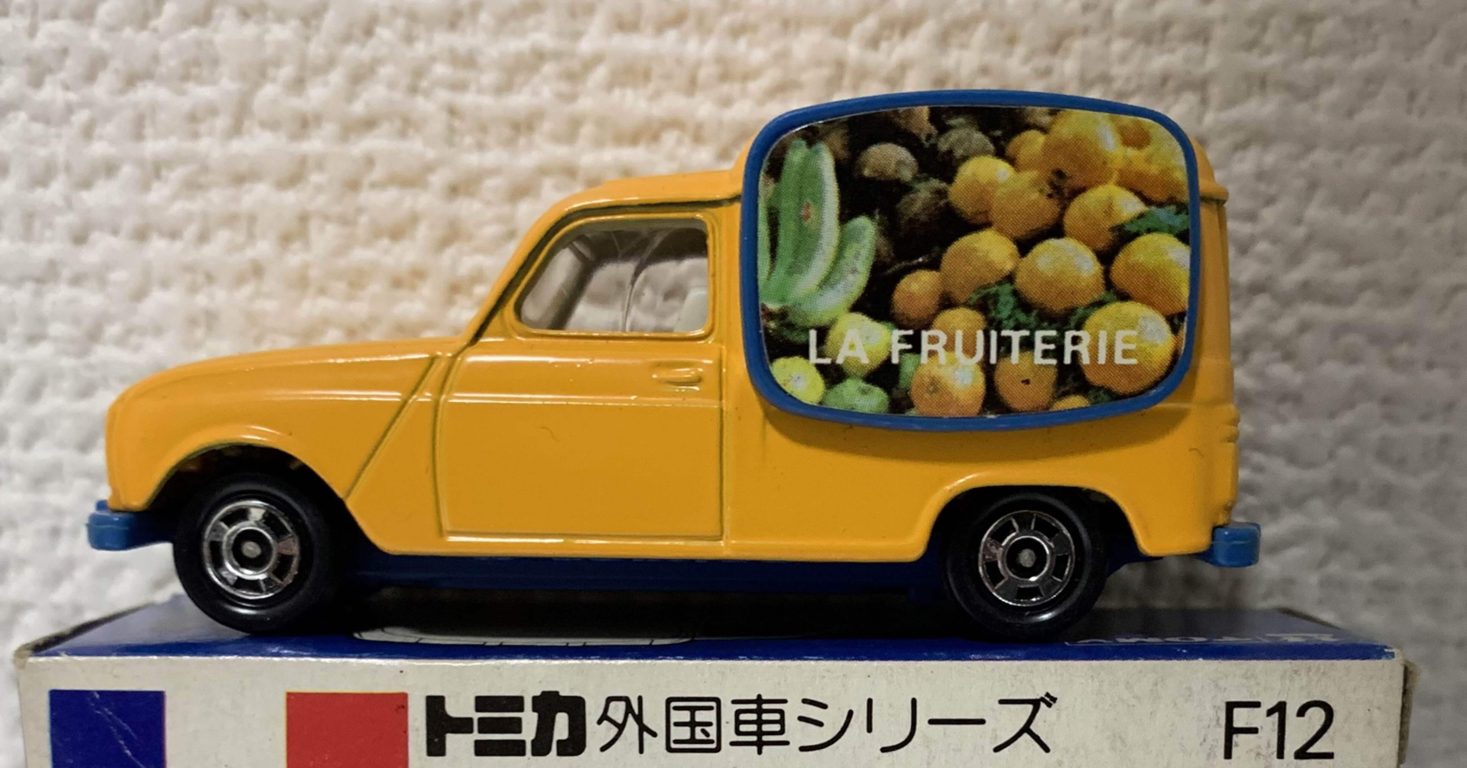 ☆トミカ 日本製 No.F12 ルノー4 フルゴネット フランス車 外国車