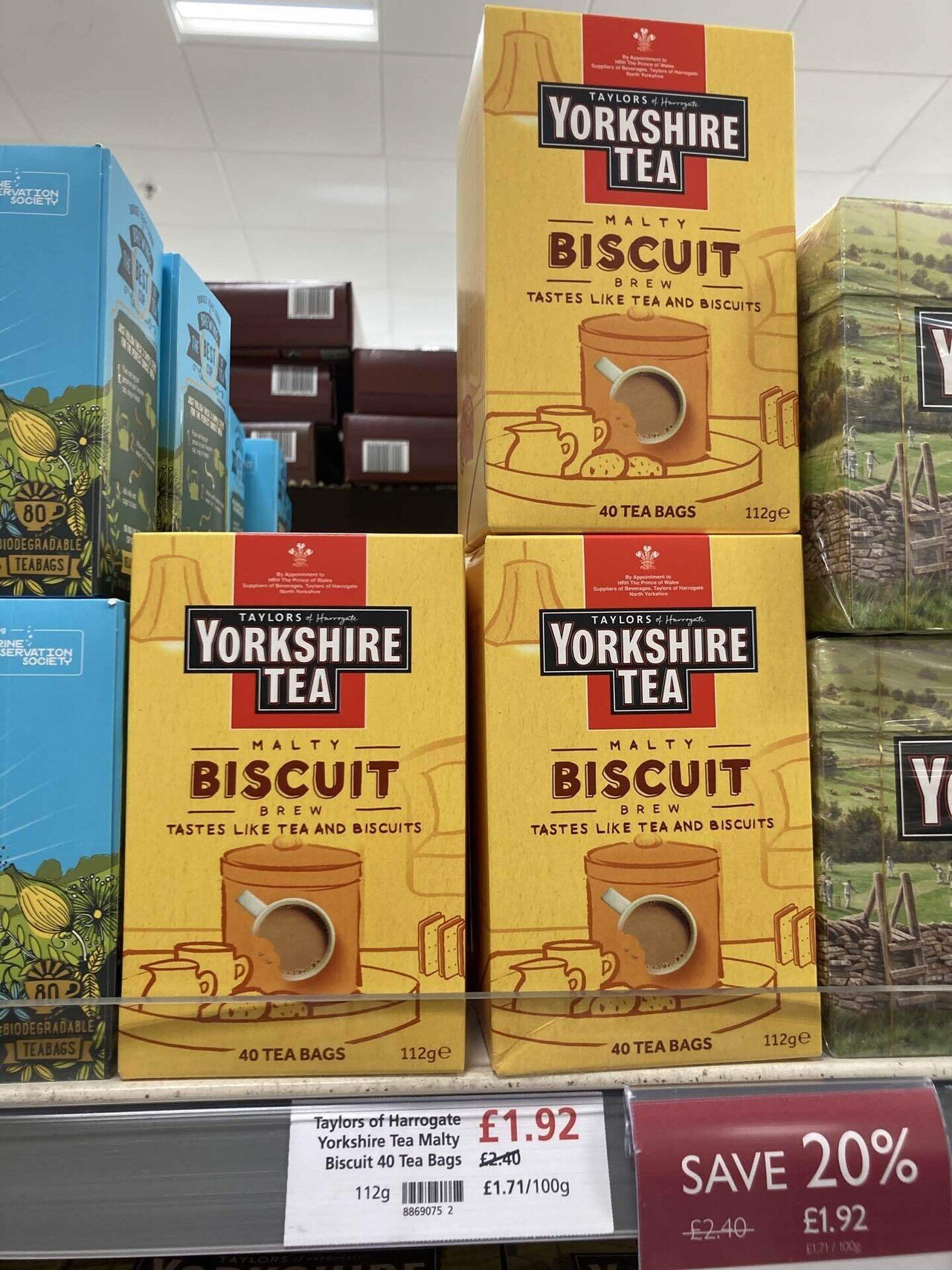 イギリスのスーパー】紅茶の種類が多すぎる ｜kaori_UK