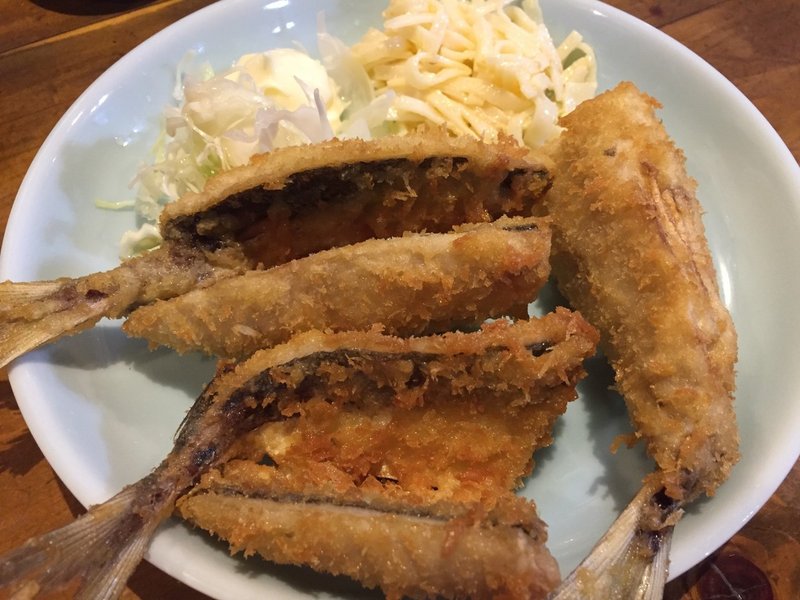 福岡県の離島 能古島のボリュームランチは雑魚へ 新鮮なお刺身とサクサクフライ おがたきりこ Note