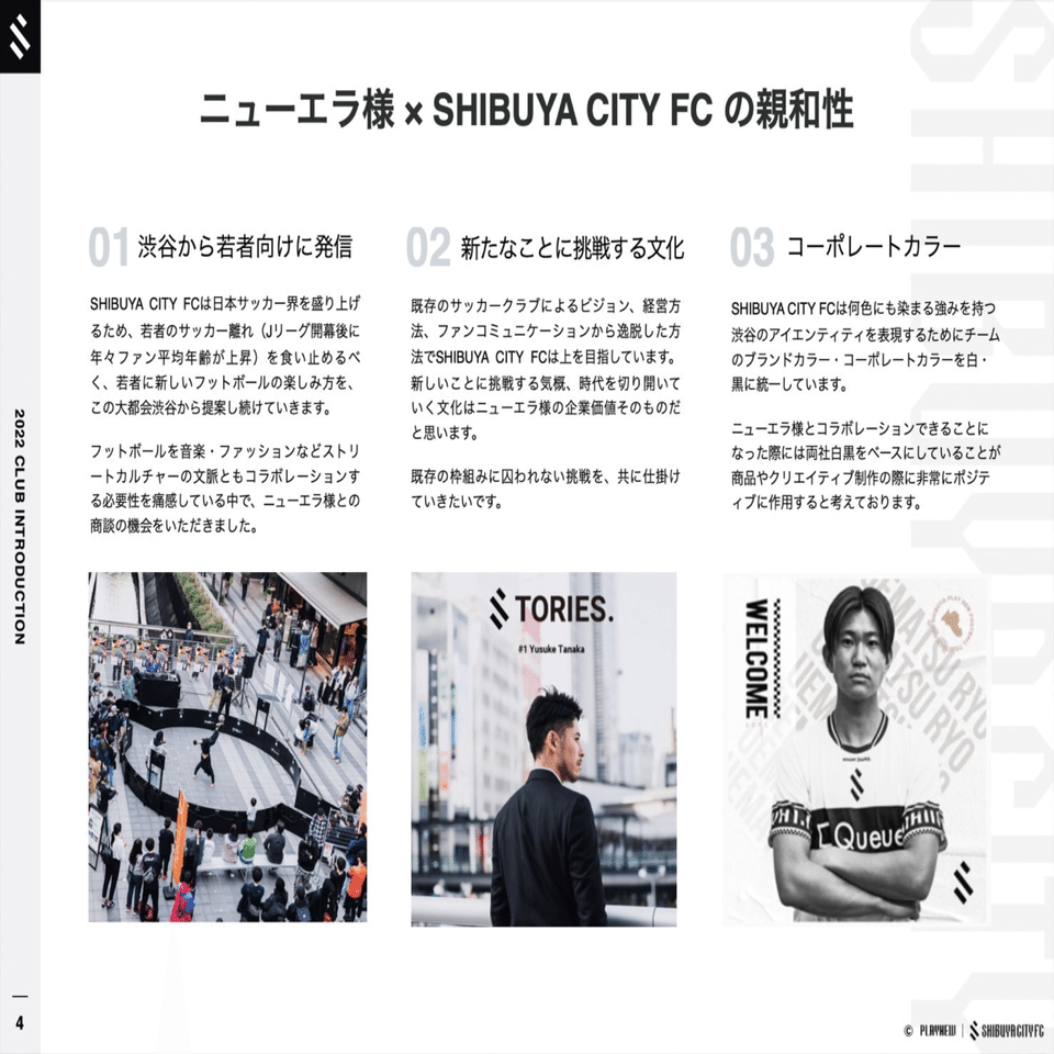 SHIBUYA CITY FCがサッカークラブとして世界初となるNEW ERAとの