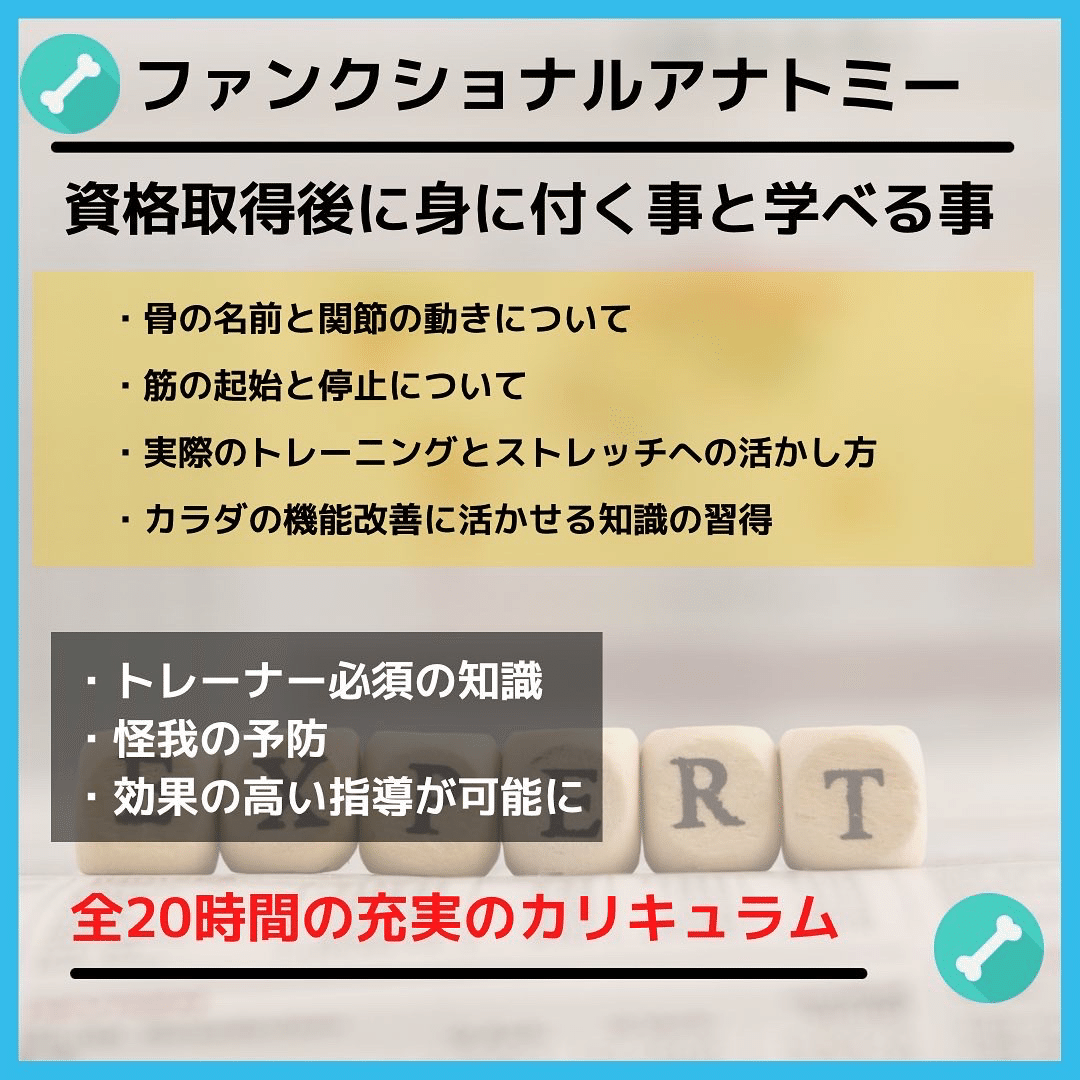 NESTAファンクショナルアナトミースペシャリストとはどんな資格