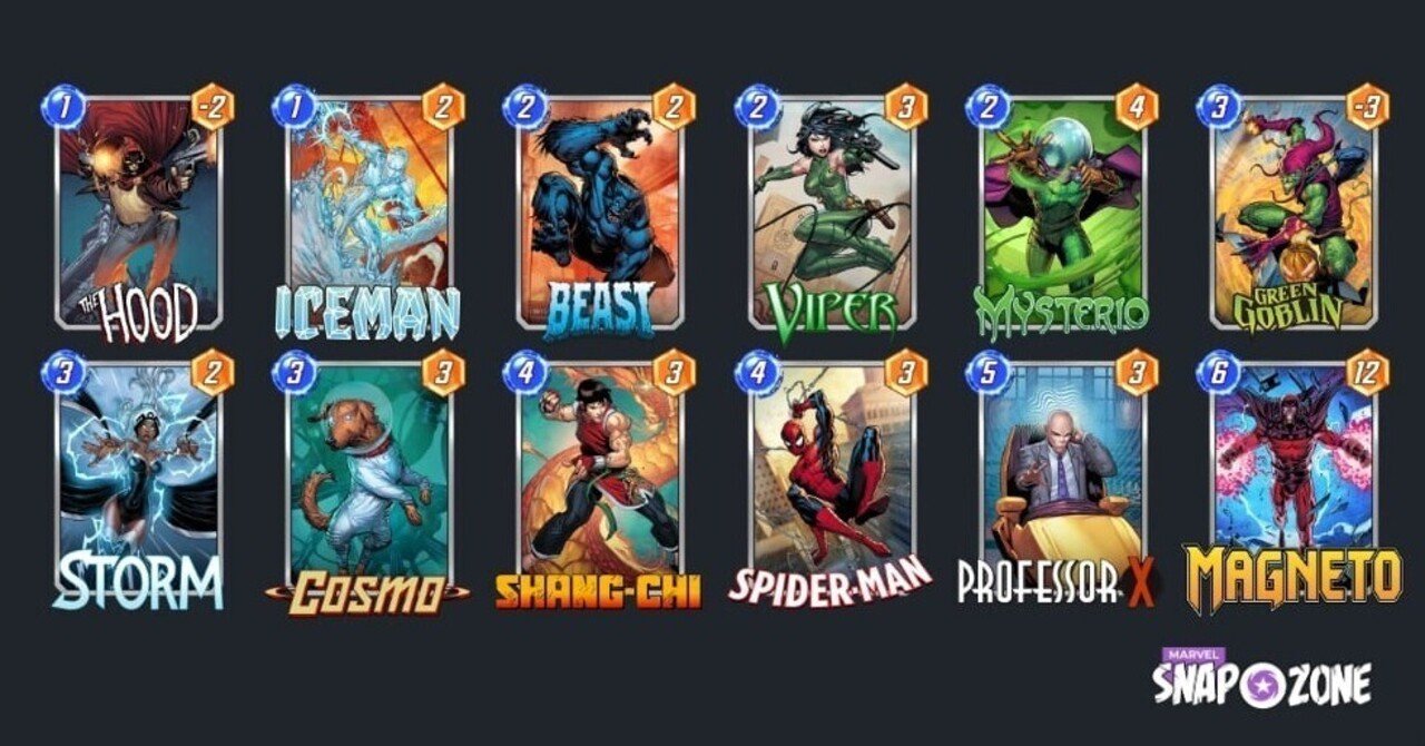 MARVEL デッキ マーベルスナップ Viper Controlデッキガイド｜松平