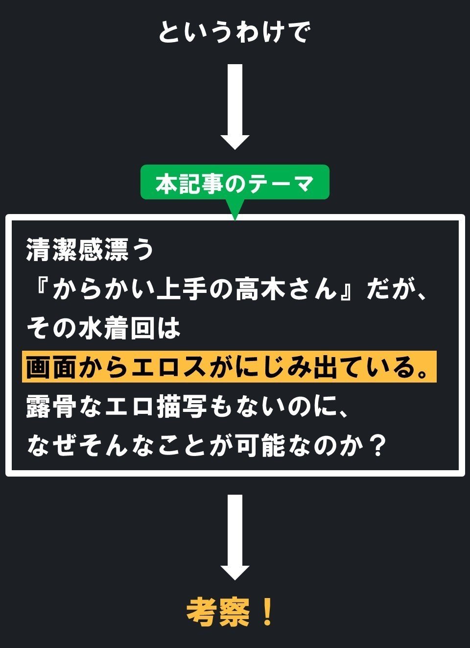 二次エロ　からかい上手 スライド】『からかい上手の高木さん』に学ぶ！露骨なエロ描写なしで、「エロスがにじみ出る水着回」を描く方法｜100%ツールズ｜創作の技術