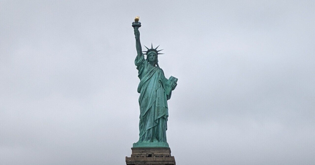 自由の女神の足元は｜稲生瀬鴉（いのうせあ）