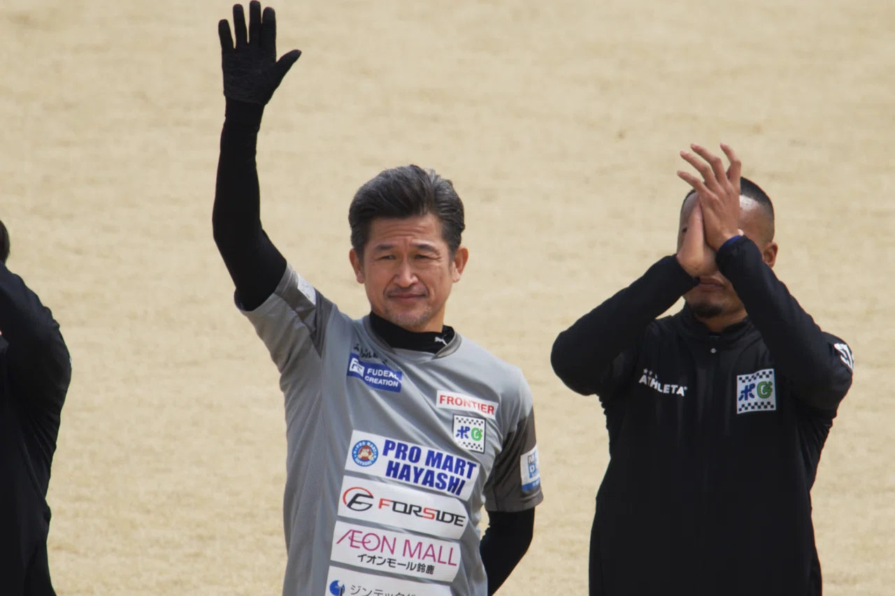 サイン入り 鈴鹿ポイントゲッターズ 三浦知良 カズ Kazu ユニフォーム
