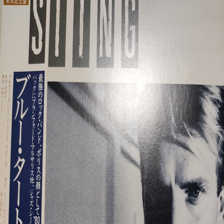 最初期版【旧規格1985年盤】スティング　ブルー・タートルの夢　帯・カレンダー付 超希少【旧規格1985年盤】スティング ブルー・タートルの夢 帯