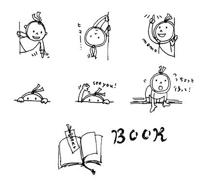 Lineスタンプ しおりくんができるまで 02 Yoncoro Note