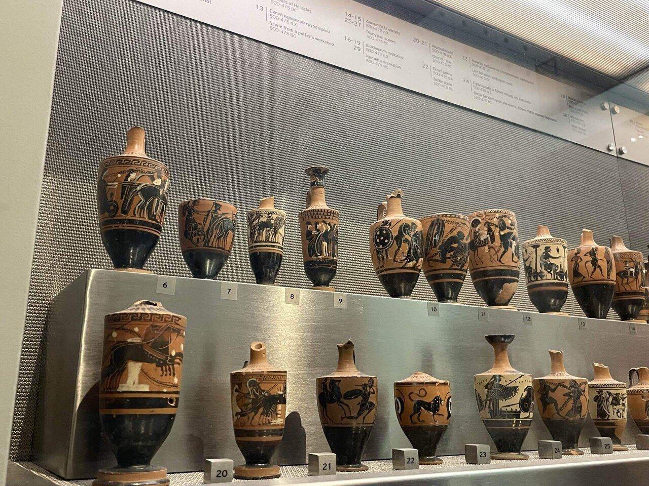 古代ギリシャ陶器3点セット アテネで購入 博物館展示品のレプリカ 古代