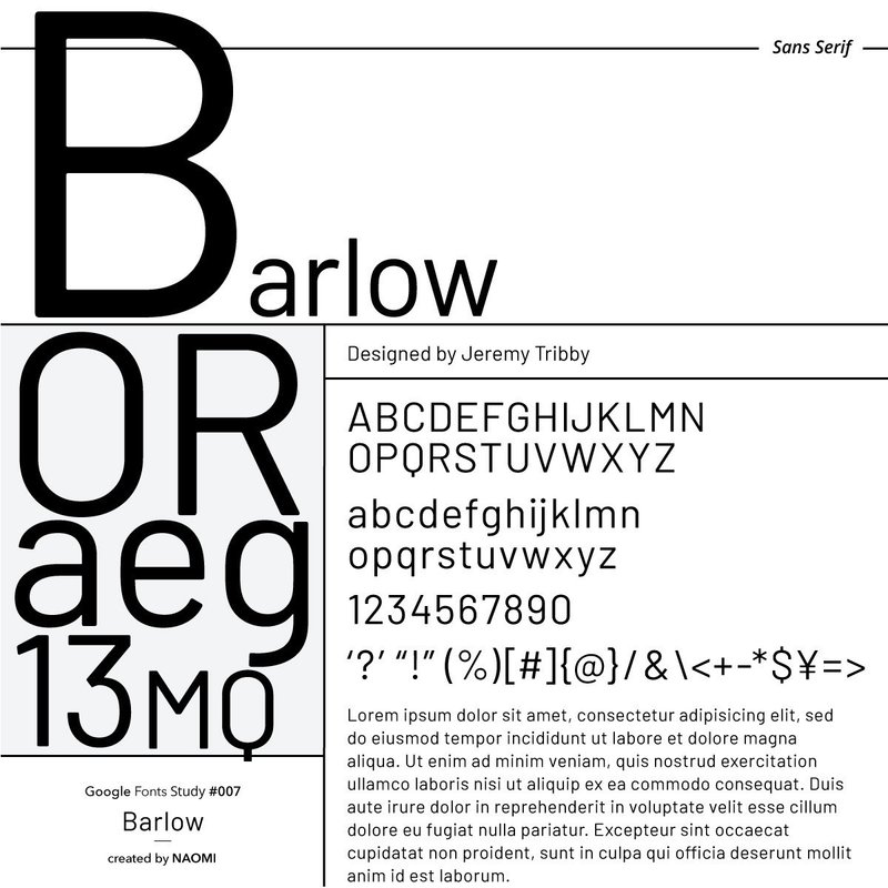 フォント図鑑 Google Fonts編 Vol 2 Naomi Hirota デザイナー Initial Note