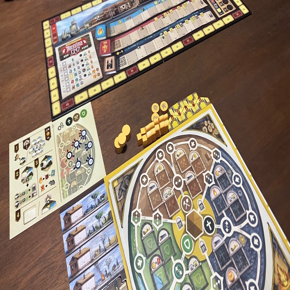 ボードゲーム　メッシーナ1347 日本語版 (Messina 1347) メッシーナ1347 日本語版（ Messina 1347）【ボドゲ紹介
