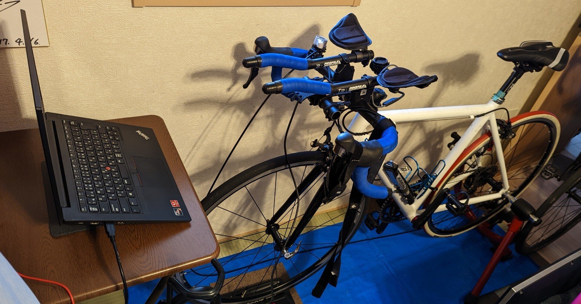 zwift室内トレ環境(固定ローラー編)｜げんき