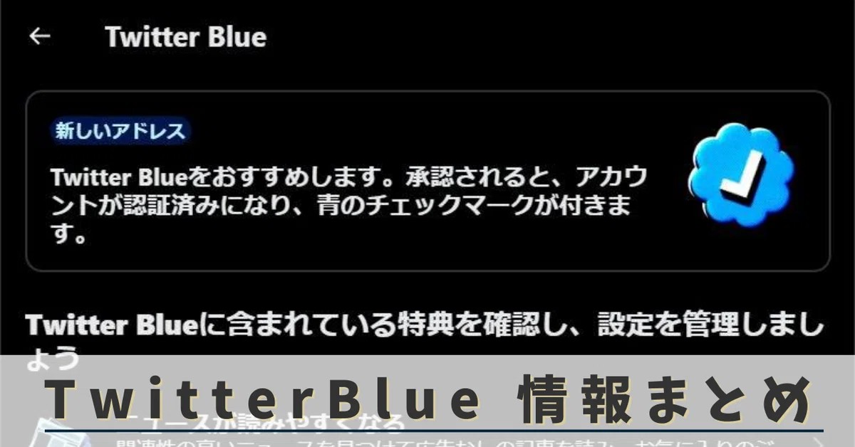 まとめ】TwitterBlueが始まったので早速人身御供になってみてわかった 