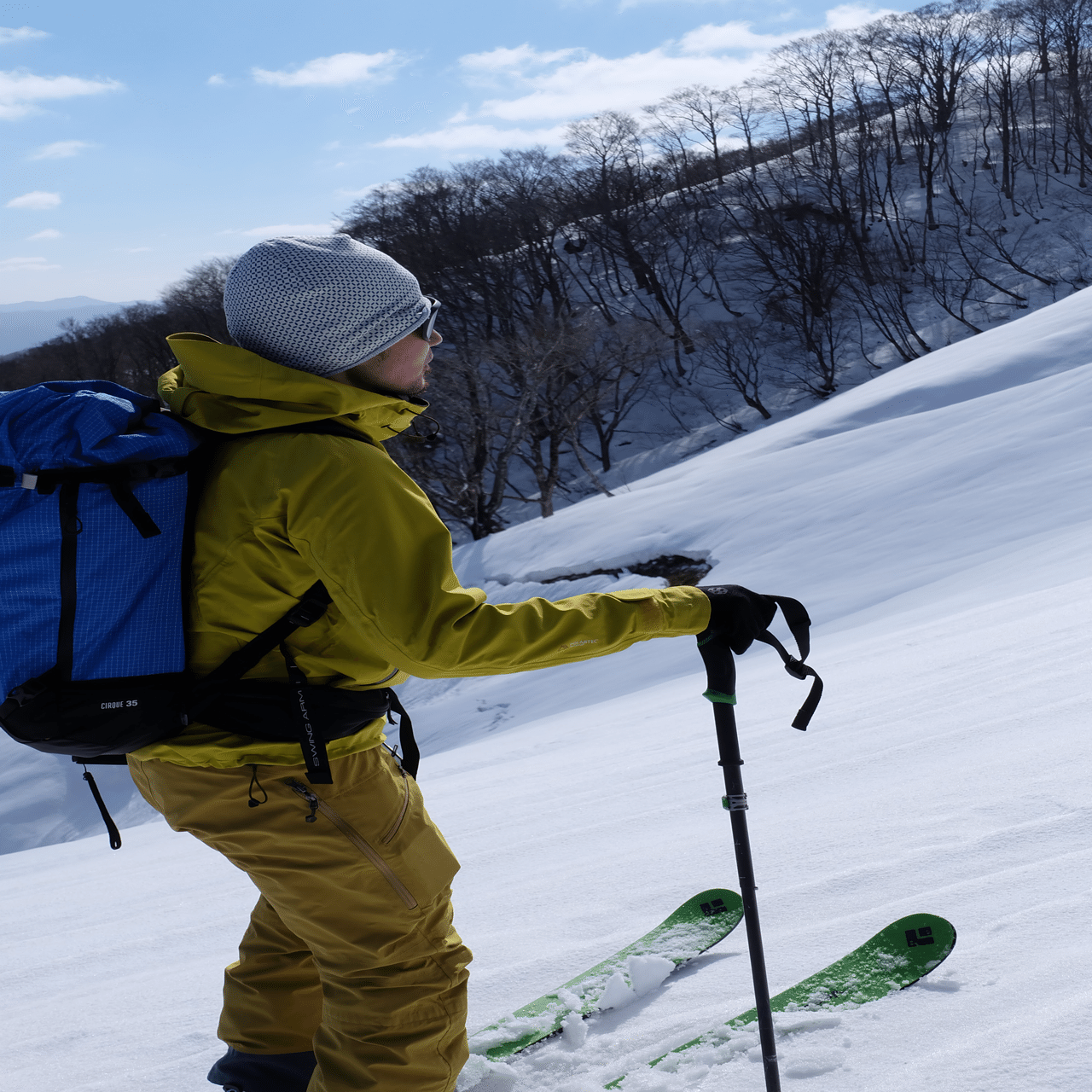 深入山でバックカントリースキー♪｜ラリーグラス