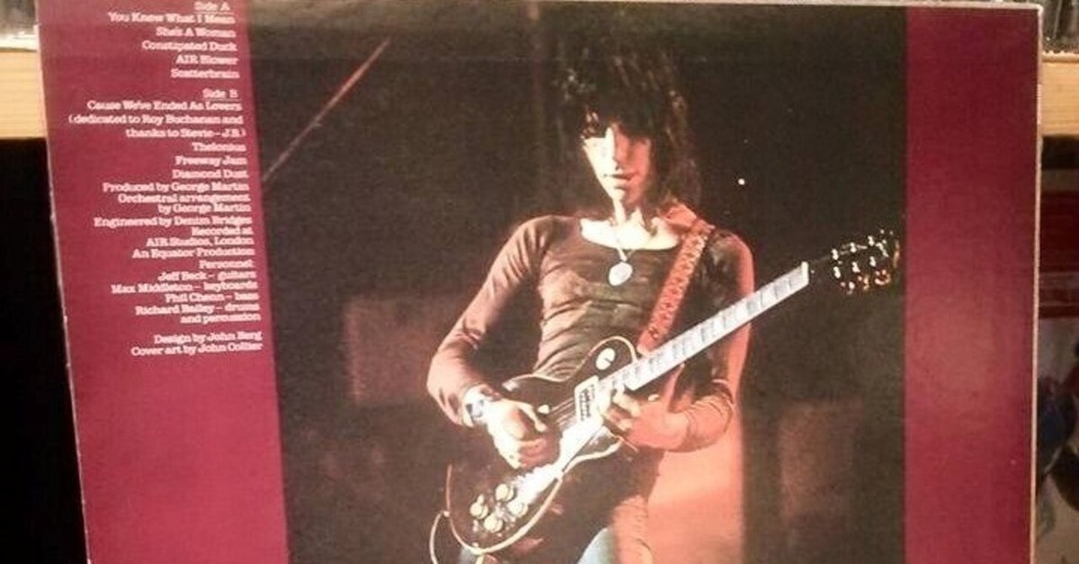 1989年来日公演　ジェフ・ベック　ギターピック 1989年来日公演 ジェフ・ベック ギターピック 1989年来日公演 ジェフ