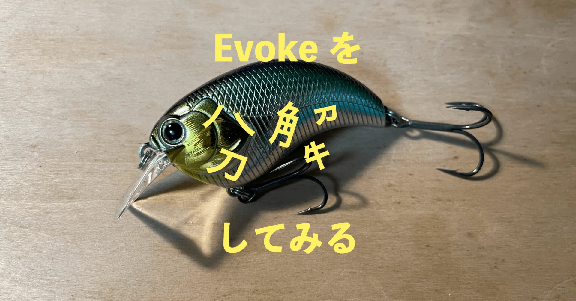 釣りコラム】Evokeを分解してみる｜takafumi soma