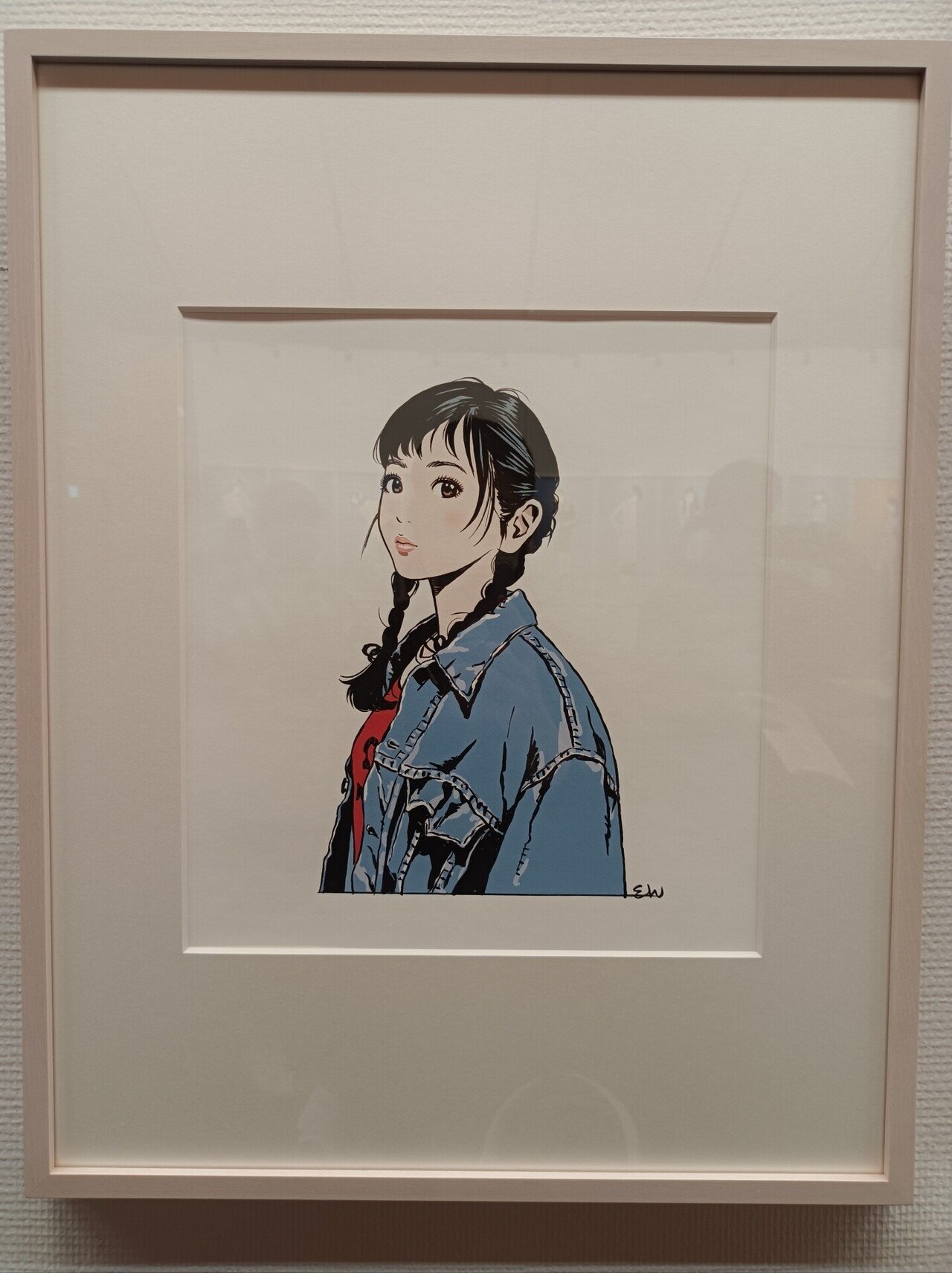 江口寿史　版画（ジークレー）　限定100部　『彼女２（large ver.）』 江口寿史版画『彼女2』 – FREESTYLE
