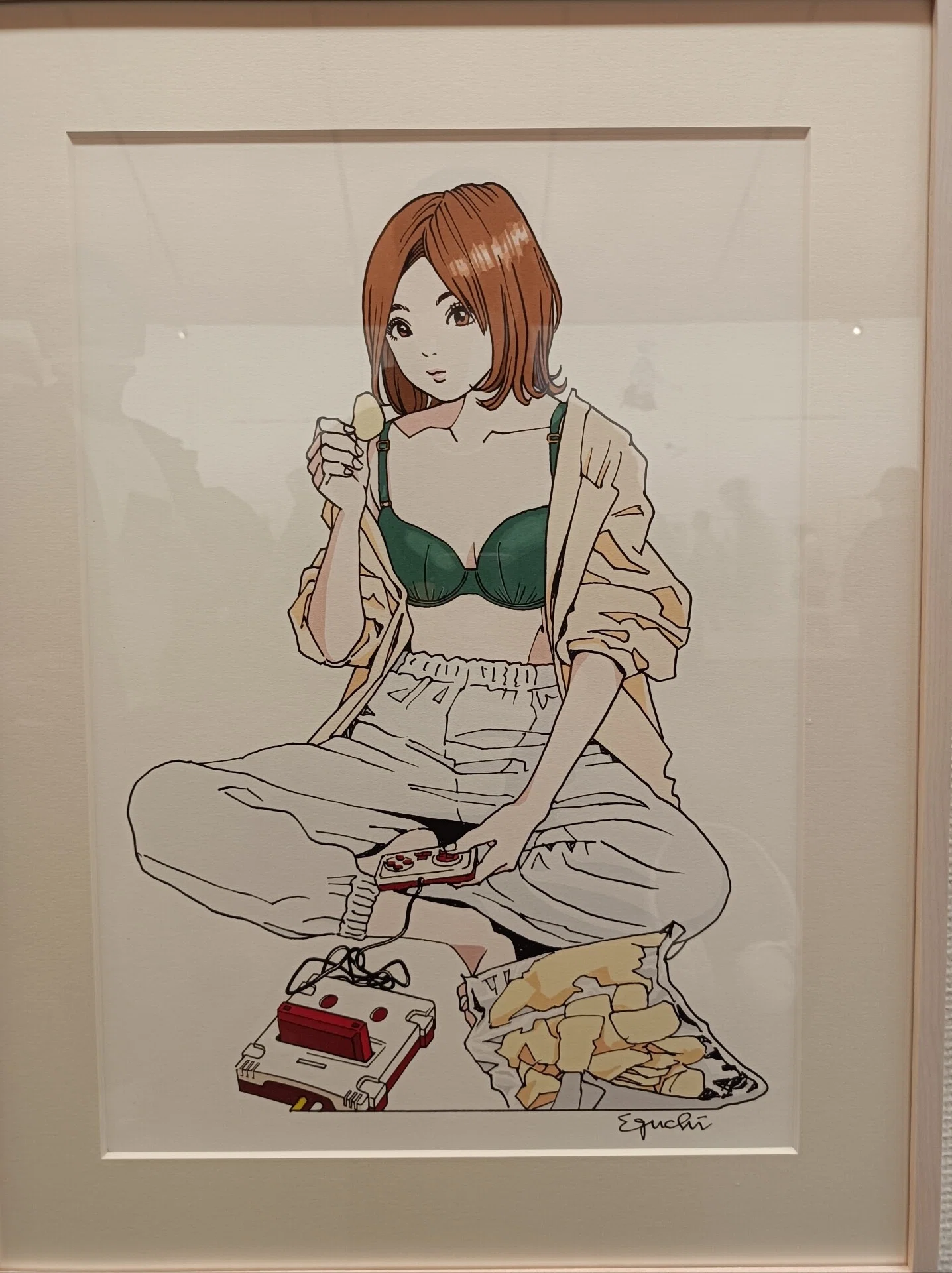 新品未開封 江口寿史 彼女 キャンバスアート 41cm✖︎41cm 江口寿史 彼女｜oyu-zawazawa