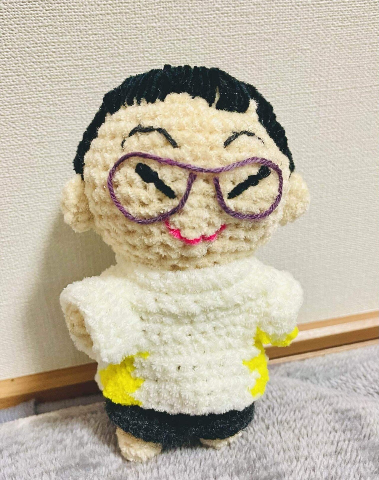 男性ブランコのあみぐるみ｜クララリネット