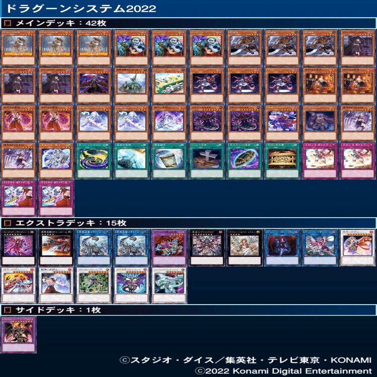 遊戯王/カジュアル】「ドラグーンシステム2022」デッキ解説｜きりみ