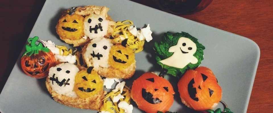 Je Mange ハロウィン手まり寿司 ゆい Petite Cuisine ちいさなお台所 Note