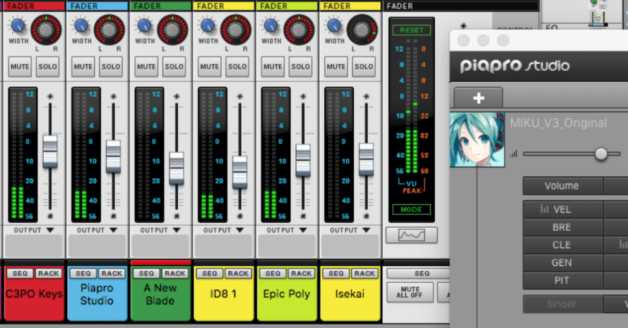 Reason Liteと初音ミク Piapro Studio で曲を作る手順 ねこ伯爵 Note