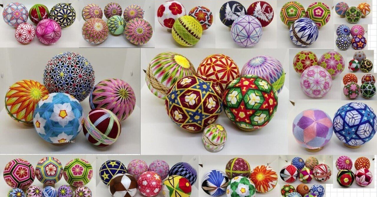 最新作，100%新品 手毬 てまりまとめて17個 サイズいろいろ 刺繍 手芸 和柄