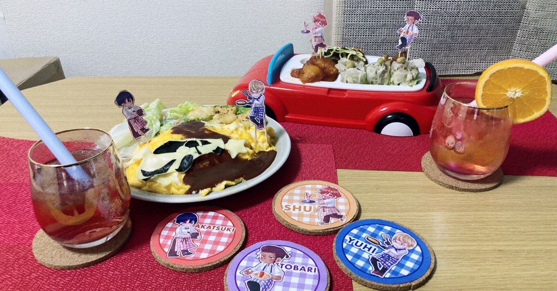 るび様 コラボカフェ コースター セット るび様 コラボカフェ