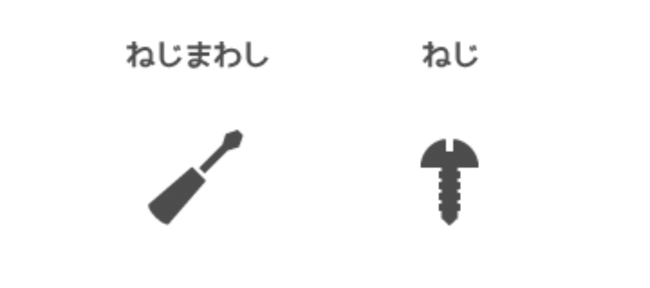 Ico ねじまわしとねじ 工場 Note