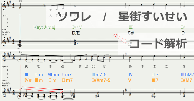 【ソワレ/星街すいせい】不可思議なコード進行をざっくり紐解く