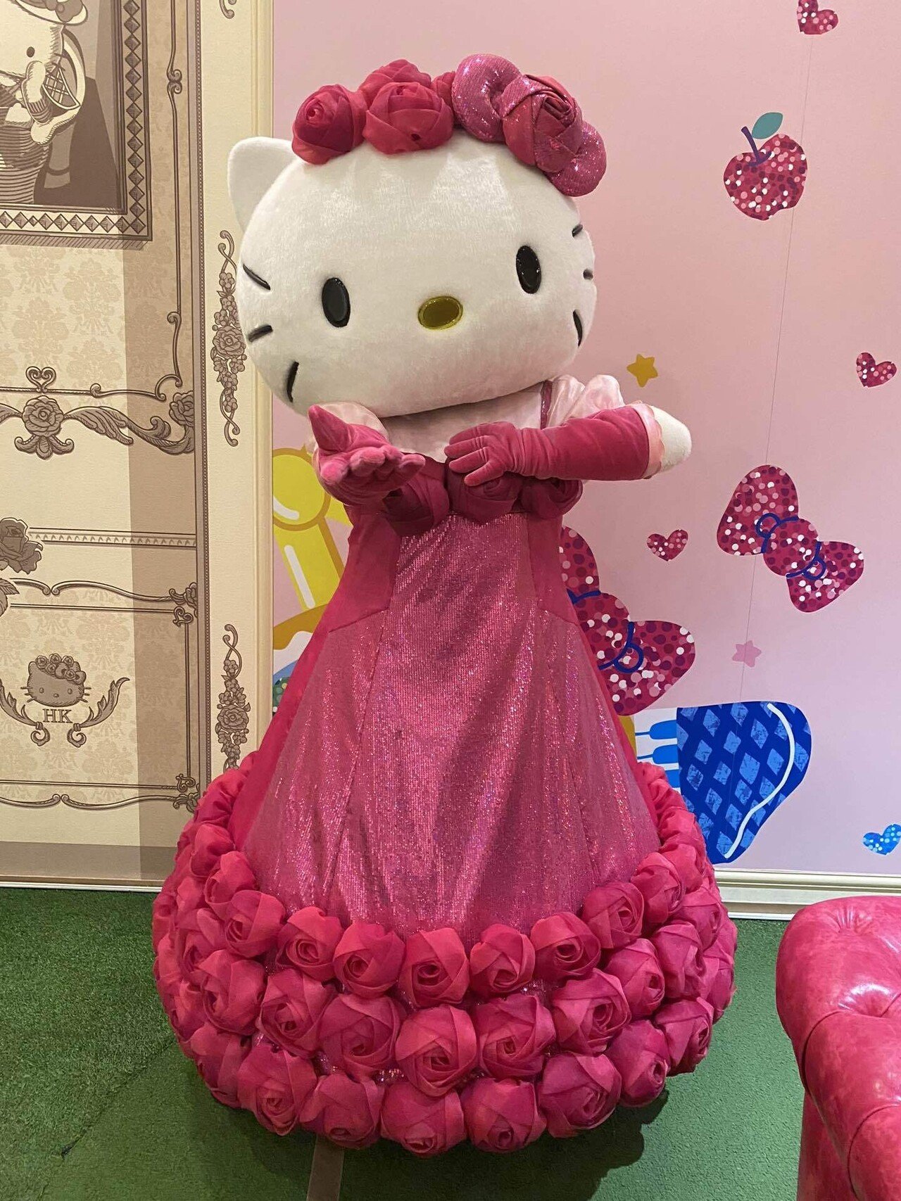 キティ　レディキティハウス　リボン　ローズ　サンリオピューロランド　ぬいぐるみ キティレディキティハウスリボンローズサンリオピューロランド